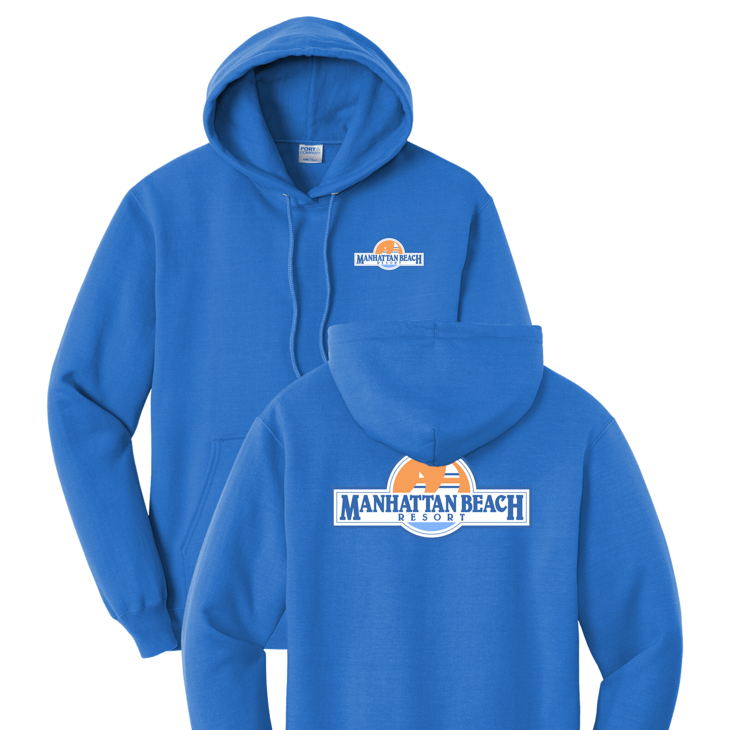 Manhattan Beach Resort Logo Hoodies
