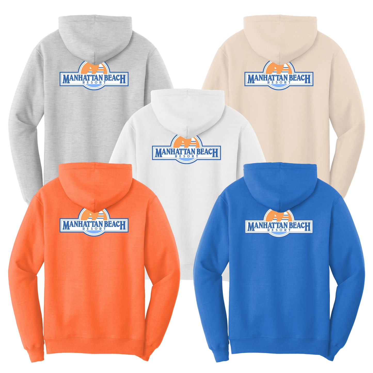 Manhattan Beach Resort Logo Hoodies