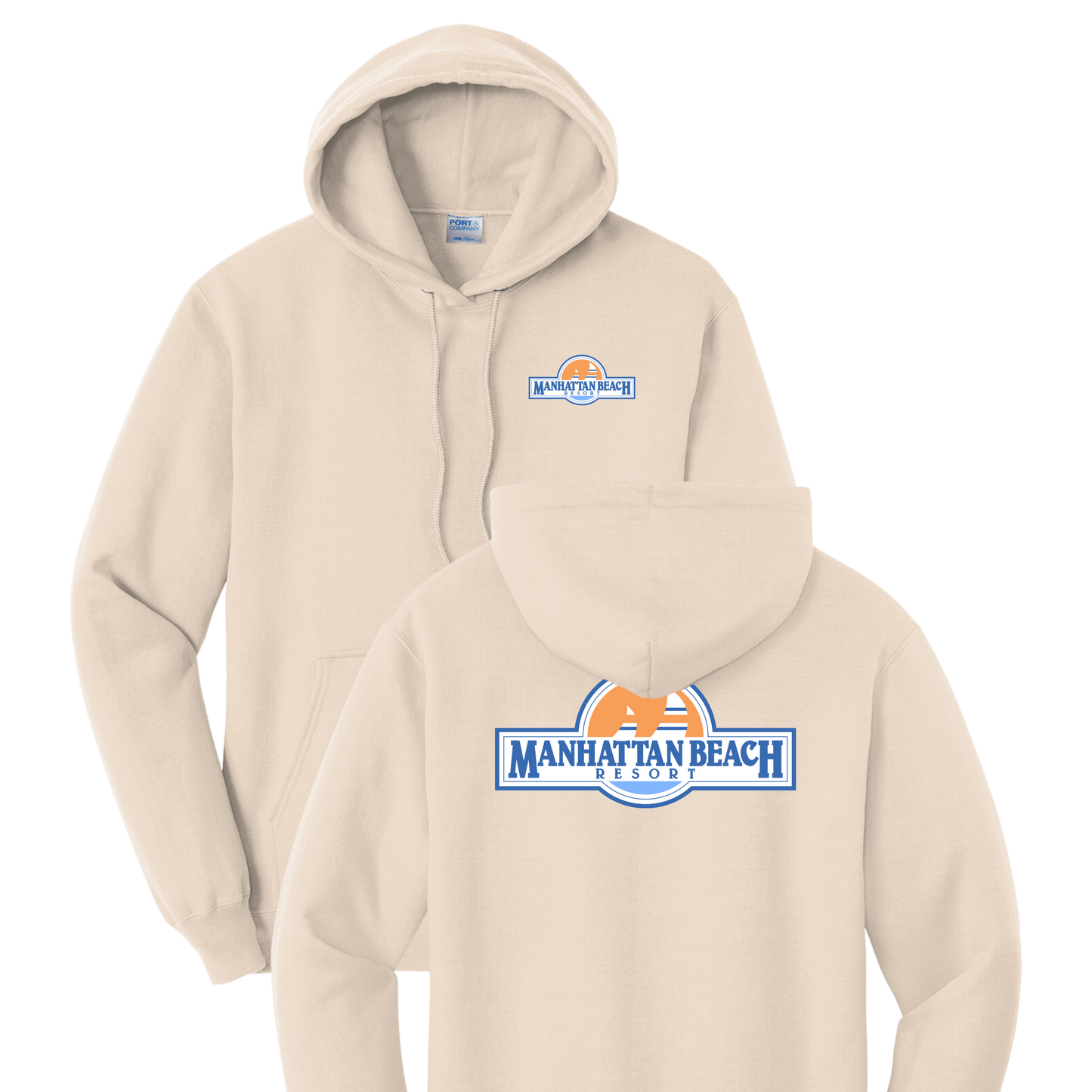 Manhattan Beach Resort Logo Hoodies