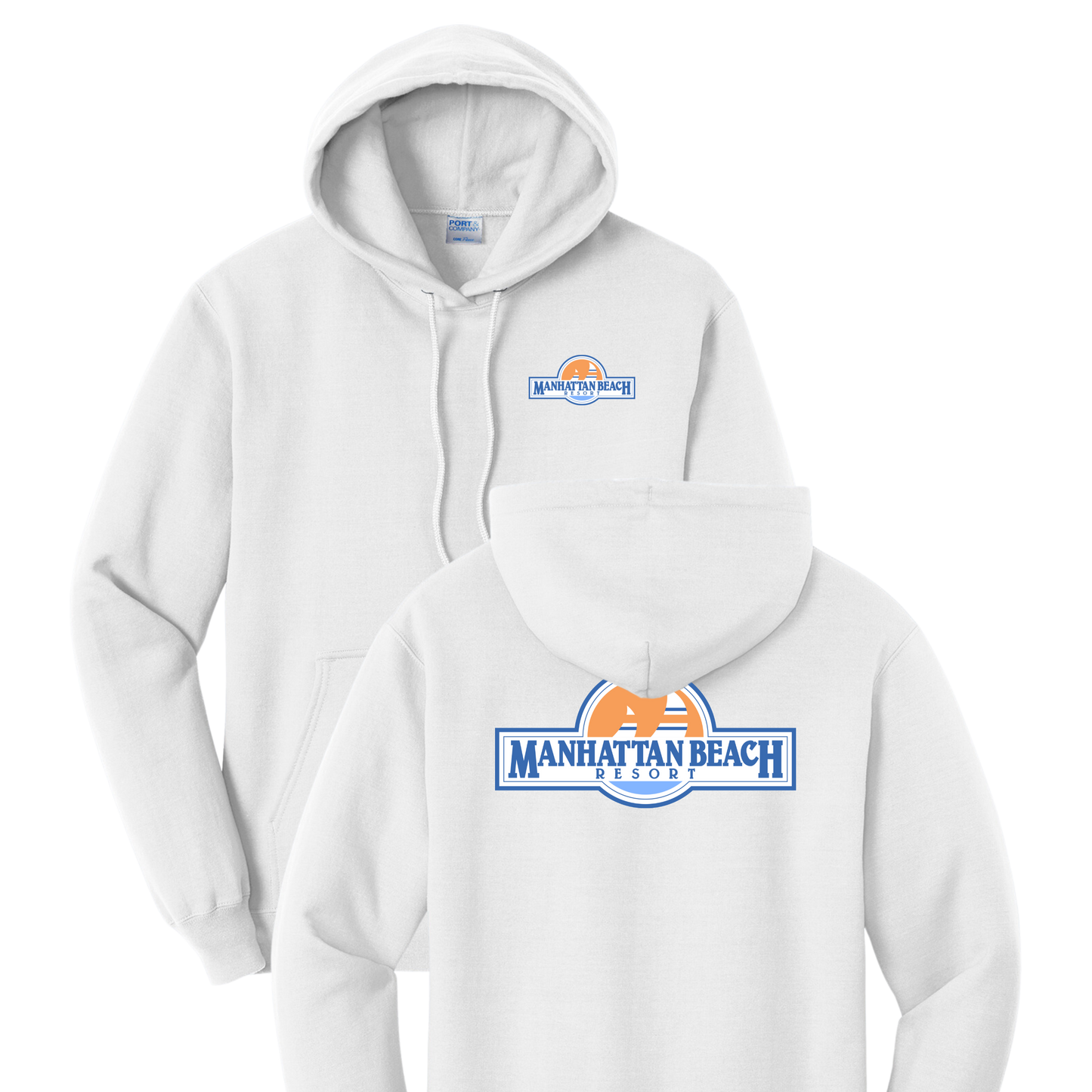 Manhattan Beach Resort Logo Hoodies